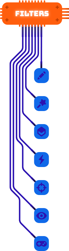 Bend filters menu